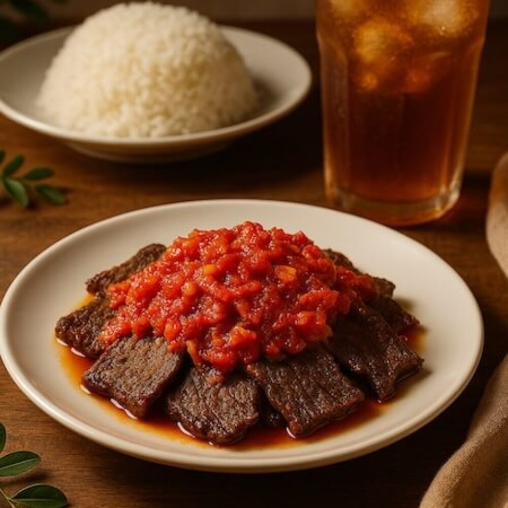 Dendeng Balado Tebal