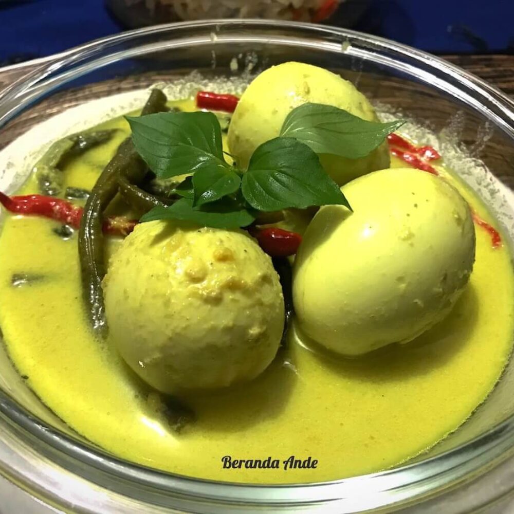Gulai Masin Telur