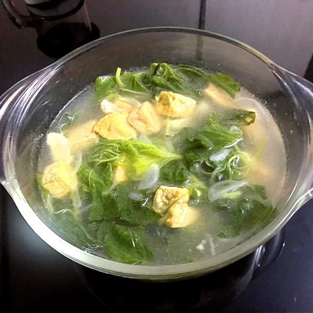 Sop Bayam Baso Tahu