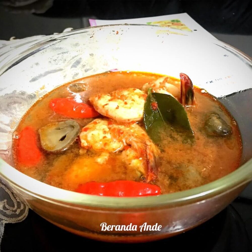 Sop Udang Asam Pedas